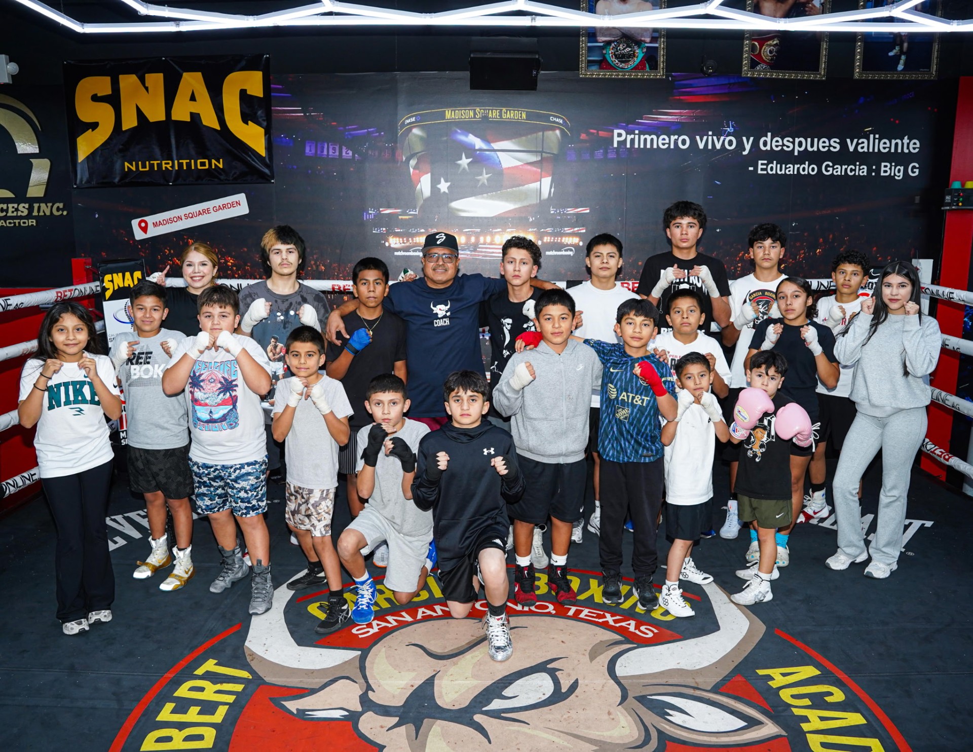 Robert Garcia with the RGBA Youth Foundation